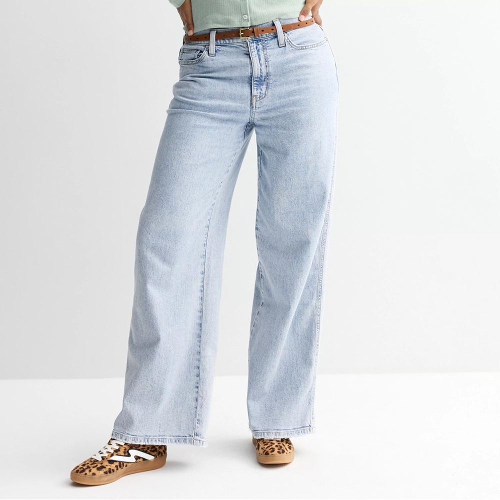 ❥𝗦𝗢: High Rise Baggy Wide Leg Jeans